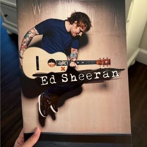 Ed Sheeran Tour book